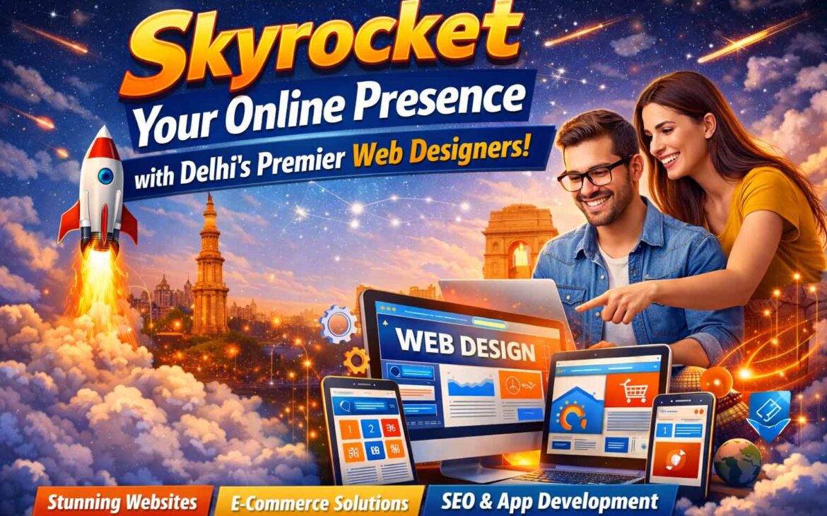 Skyrocket Your Online Presence with Delhi’s Premier Web Designers!