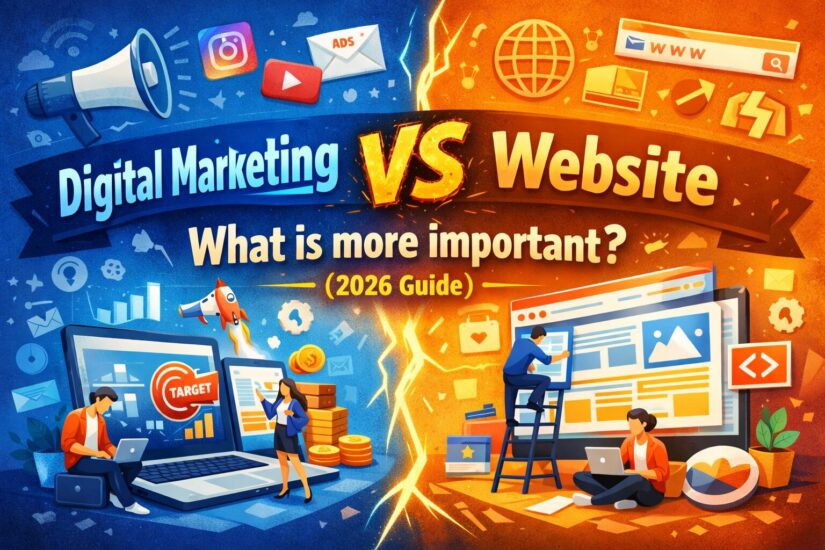 Digital Marketing vs Website – What is more important in 2026?