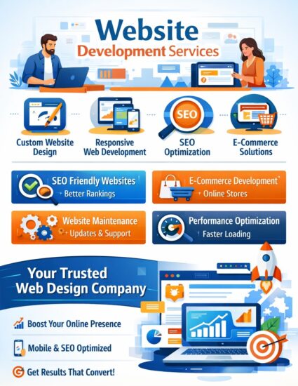 Website Development (Custom & SEO-Friendly Websites): Complete Guide