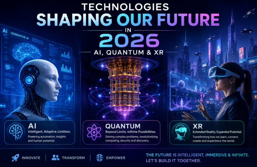 Technologies Shaping Our Future in 2026: Agentic AI, Quantum Computing and Extended Reality