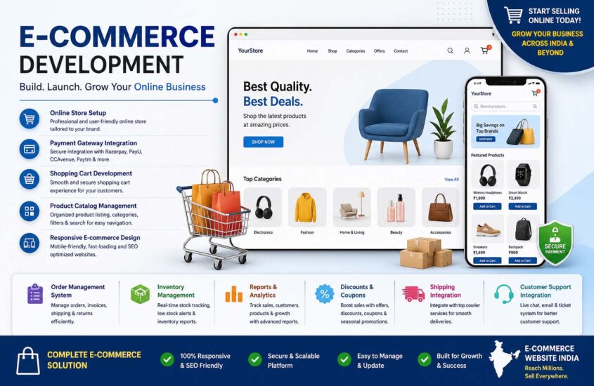 E-commerce Development (Online Store Setup with Payment Integration)