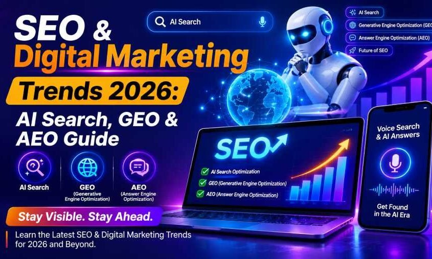 SEO & Digital Marketing Trends 2026: How AI Search, GEO, and AEO Are Rewriting the Rules