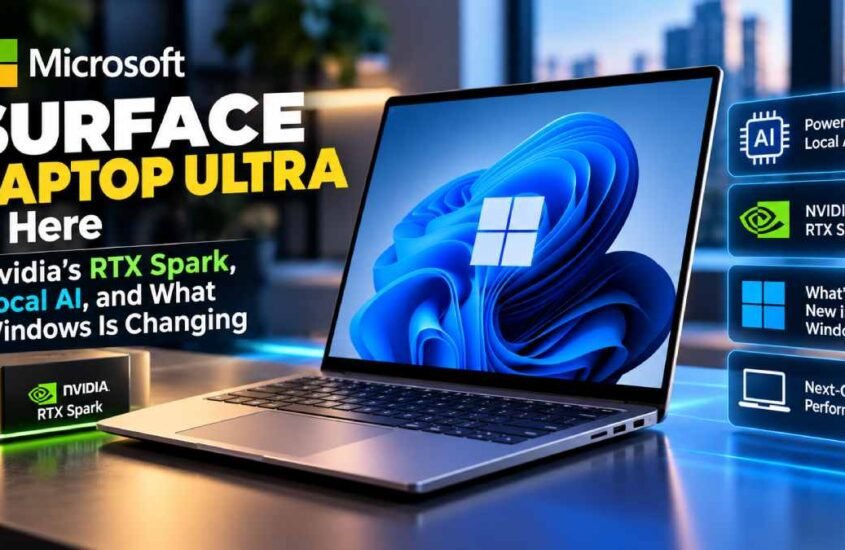 Microsoft Surface Laptop Ultra Is Here: Nvidia’s RTX Spark, Local AI, and What Windows Is Changing